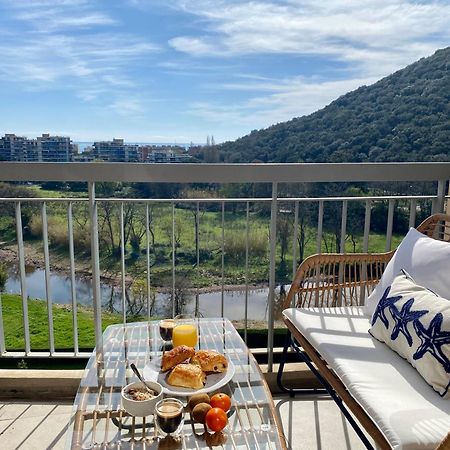 Appartement Luxe Vue Mer Et Collines Avec Piscine Mandelieu La Napoule Luaran gambar